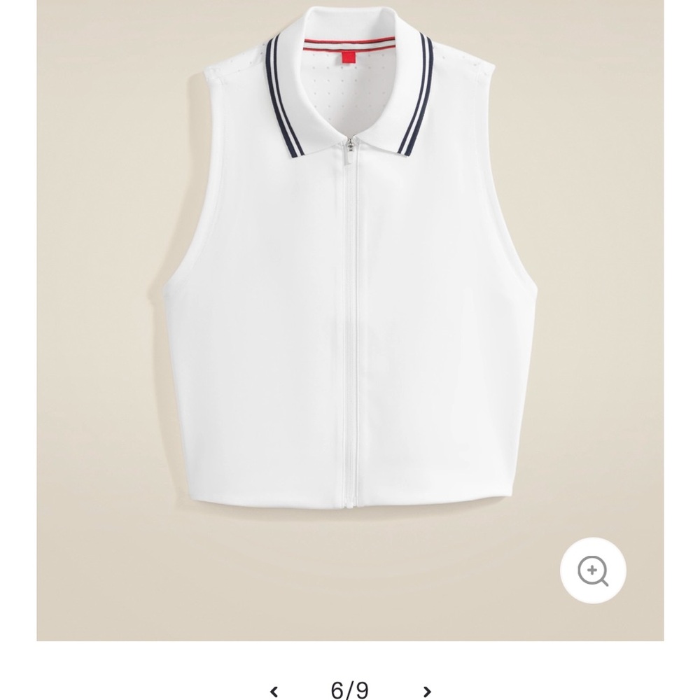 Wilson | Riverside Cropped Sleeveless Polo